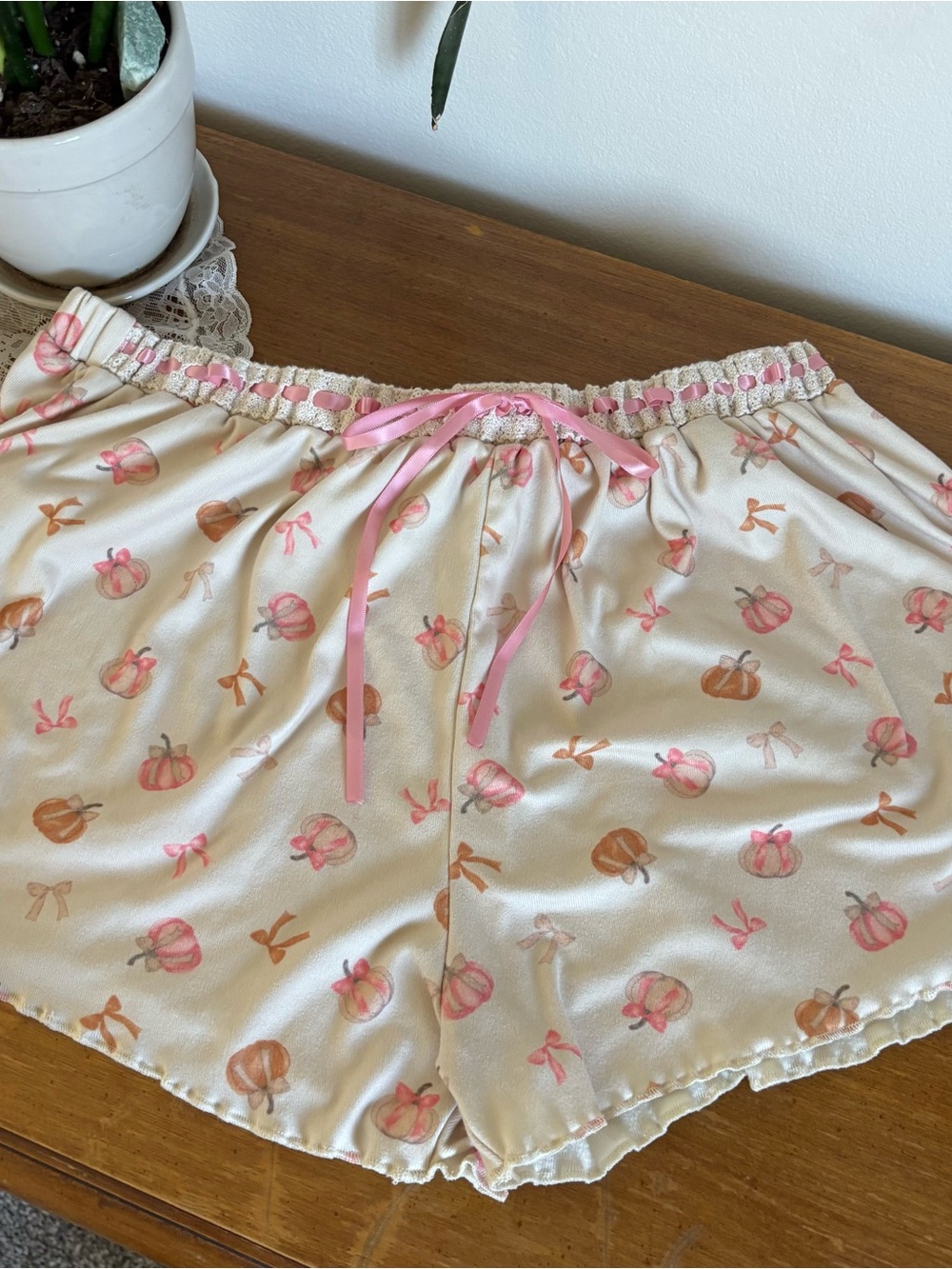 Altar’d State Fall Coquette Pajama bottoms